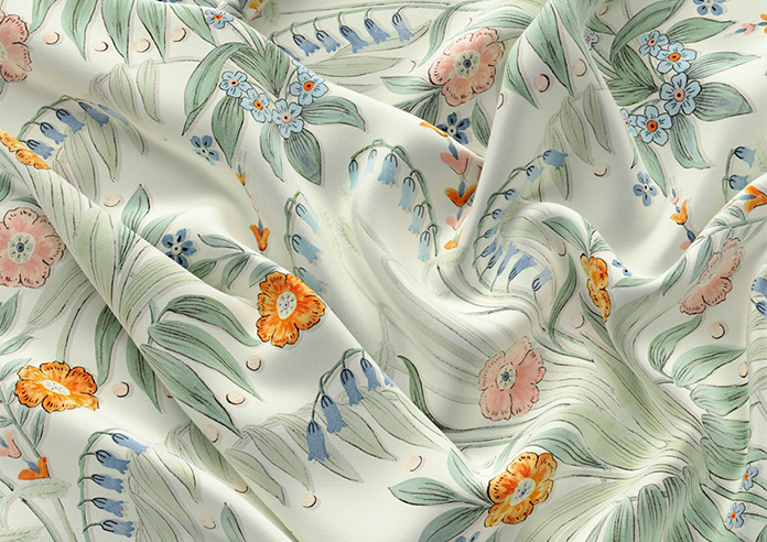 Cotswold Faux Silk, Persimmon - Twist&Fit Roman Blind - Image 4